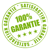badge 100% garantie, 100% Garantie, satisfaction garantie,