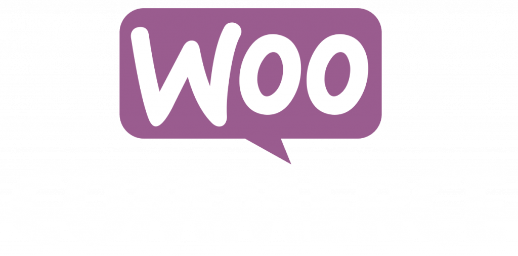 Logo WooCommerce Blanc, Fournisseur paiement ecommerce